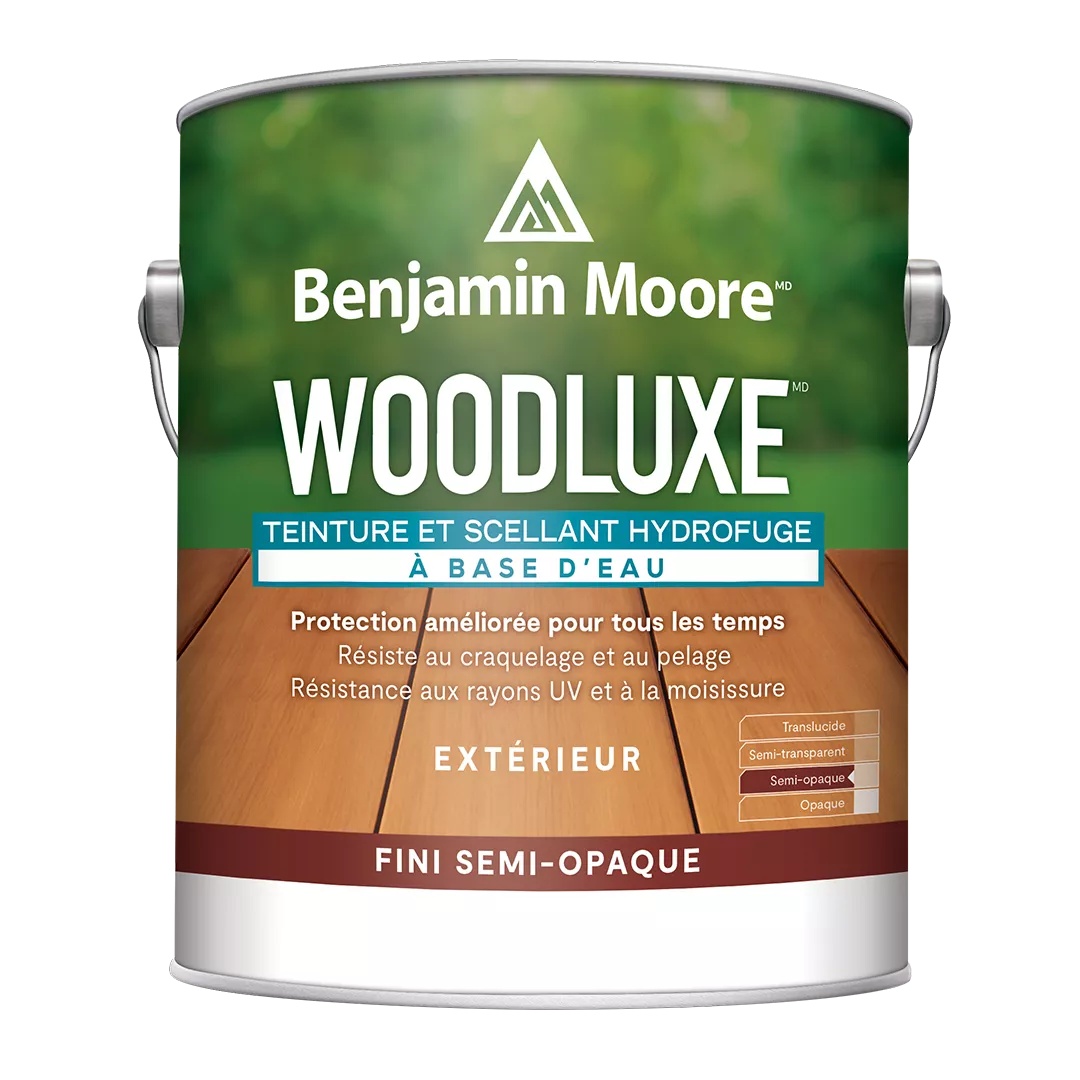 TEINTURE WOODLUXE EXTÉRIEUR SEMI-OPAQUE À BASE D TEINTURE WOODLUXE EXTÉRIEUR SEMI-OPAQUE À BASE D