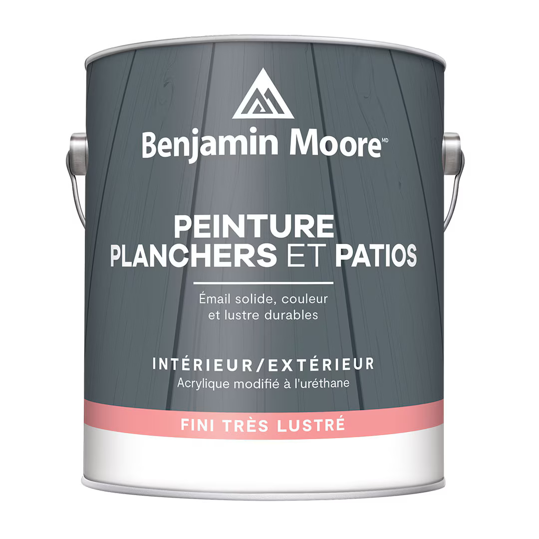 PEINTURE À PLANCHER ACRYLIQUE FINI TRÈS LUSTRÉ