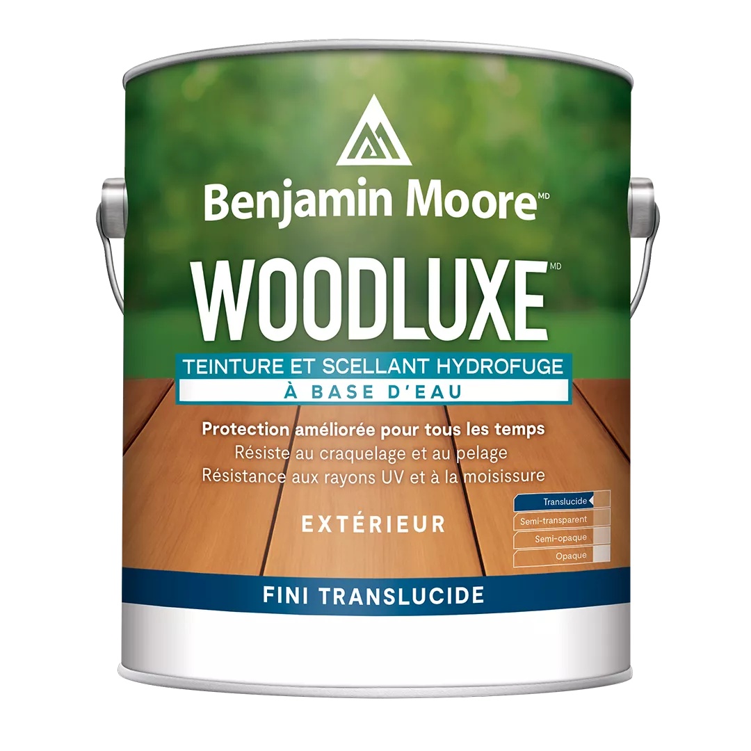 TEINTURE WOODLUXE EXTÉRIEUR TRANSLUCIDE À BASE D