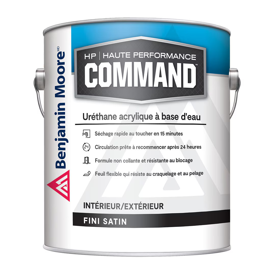 PEINTURE COMMAND INTÉRIEUR ET EXTÉRIEUR FINI SATIN