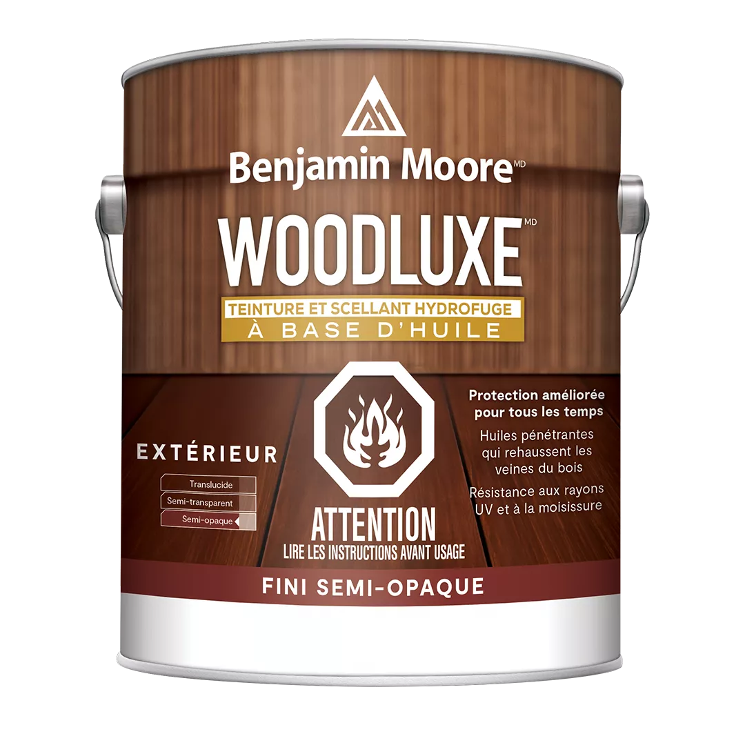 TEINTURE WOODLUXE EXTÉRIEUR SEMI-OPAQUE À BASE D