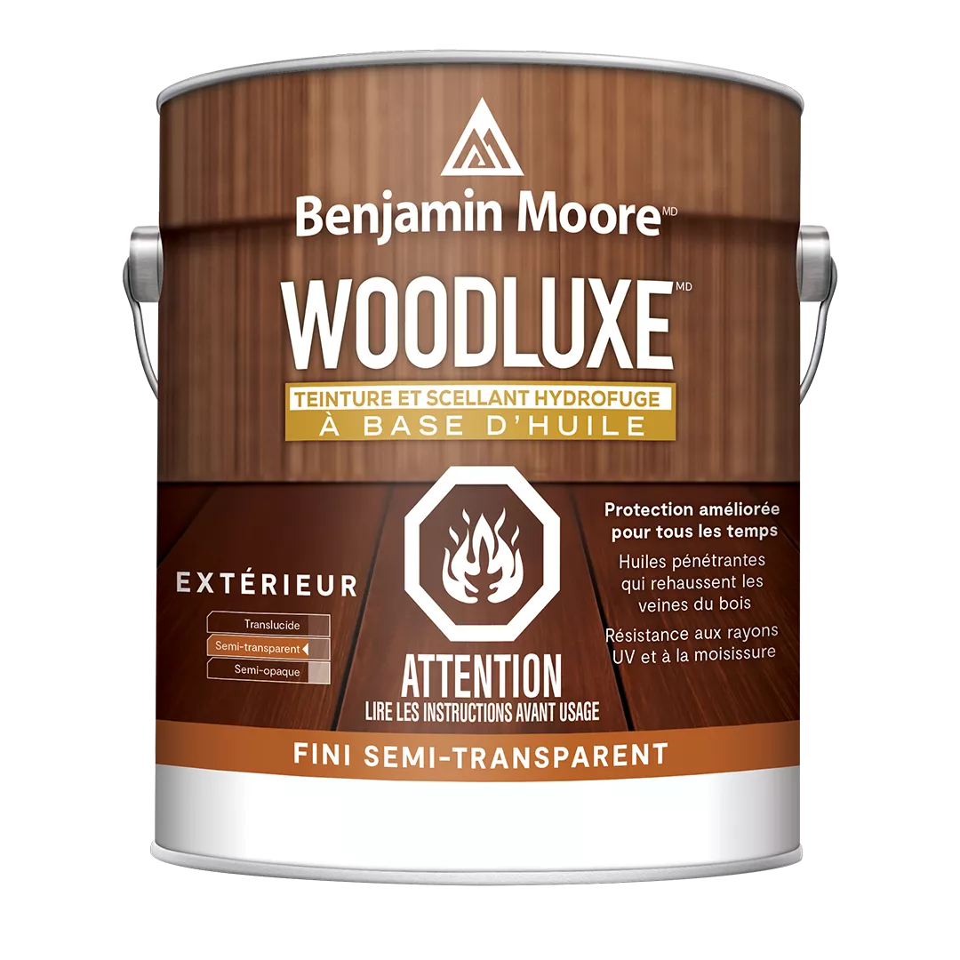 TEINTURE WOODLUXE EXTÉRIEUR SEMI-TRANSPARENT À BASE D'HUILE